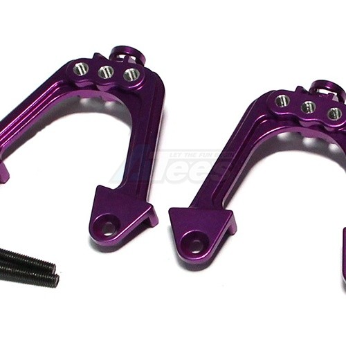 GPM Racing Axial SCX10 Aluminum Front Support Tower - 1set Purple