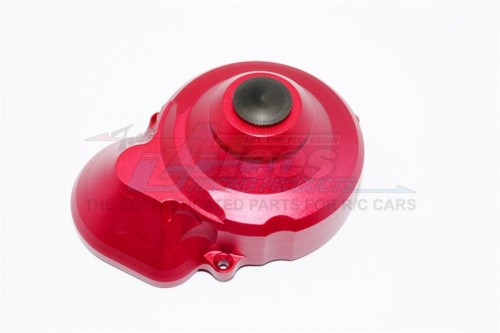 GPM Racing Axial SCX10 Aluminum Transmission Spur Gear Case Cover - 1Pc Set Red