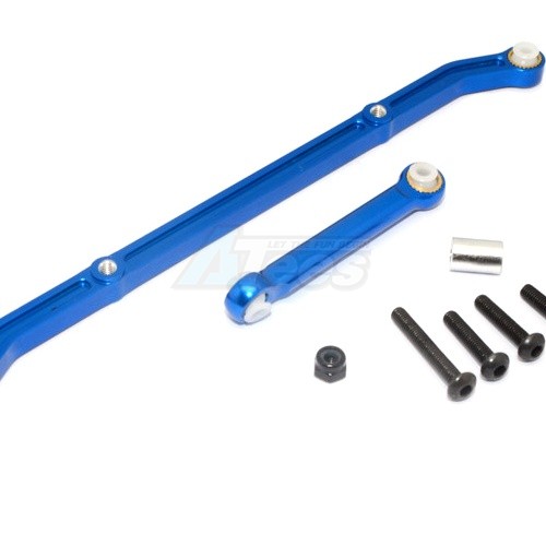 GPM Racing Axial SCX10 Aluminum Tie Rod - 1set Blue