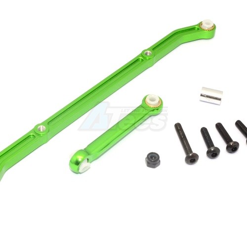 GPM Racing Axial SCX10 Aluminum Tie Rod - 1set Green