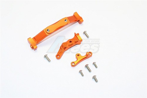 GPM Racing Axial SCX10 II Aluminium Battery Mount 1Set Orange