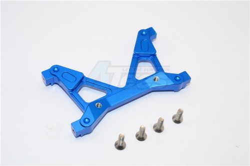 GPM Racing Axial SCX10 II Aluminium Rear Chassis Stabilized Mount - 1Pc Set Blue