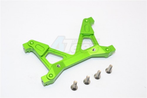 GPM Racing Axial SCX10 II Aluminium Rear Chassis Stabilized Mount - 1Pc Set Green