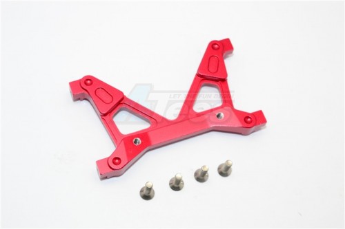 GPM Racing Axial SCX10 II Aluminium Rear Chassis Stabilized Mount - 1Pc Set Red