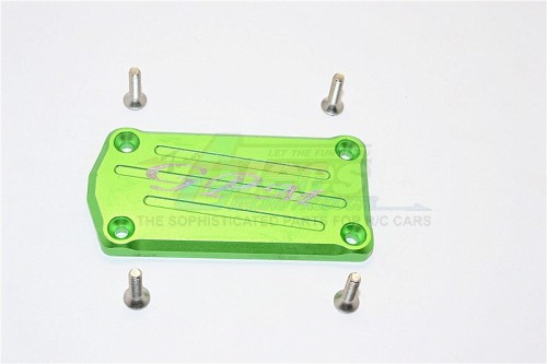 GPM Racing Axial SCX10 II Aluminium Receiver Cover - 1Pc Set Green