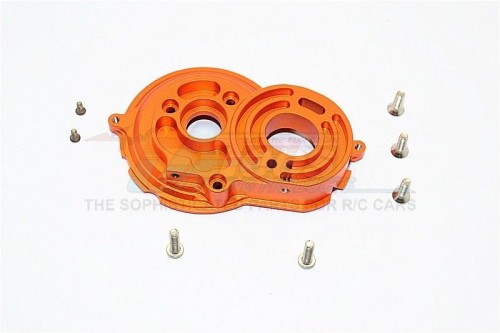 GPM Racing Axial SCX10 II Aluminium Motor Mount - 1Pc Set (For SCX10 II 90046 Only) Orange