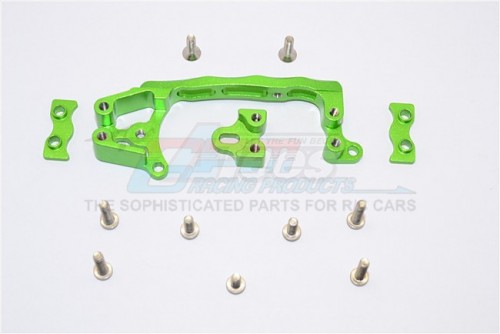 GPM Racing Axial SCX10 II Aluminium Servo Mount - 1Set Green
