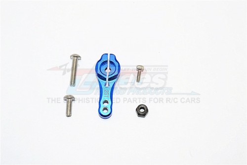 GPM Racing Axial SCX10 II Aluminium 25T Servo Horn - 1Pc Set Blue
