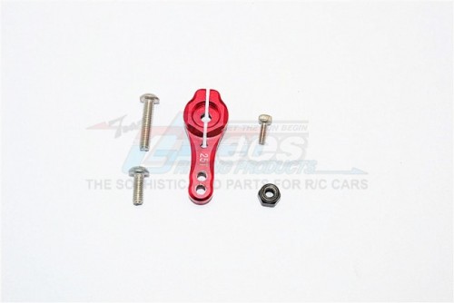 GPM Racing Axial SCX10 II Aluminium 25T Servo Horn - 1Pc Set Red