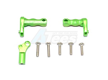 GPM Racing Axial SCX10 II Aluminium Transmission Case -2Pcs Set for Kit only (For SCX10 II 90046 Only) Green