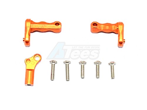 GPM Racing Axial SCX10 II Aluminium Transmission Case -2Pcs Set for Kit only (For SCX10 II 90046 Only) Orange