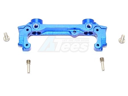 GPM Racing Axial SCX10 II Aluminium Front Bumper Mount - 1Pc Set Blue