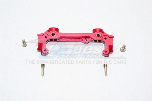 GPM Racing Axial SCX10 II Aluminium Front Bumper Mount - 1Pc Set Red