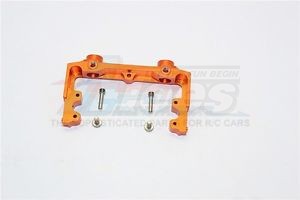GPM Racing Axial SCX10 II Aluminium Rear Bumper Mount - 1Pc Set Orange
