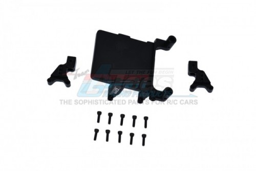 GPM Racing Axial SCX24 Aluminium Adjustable Front&Rear Damper Mount - 13Pcs Set Black