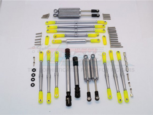 GPM Racing Axial SCX10 II Aluminium Chassis Lift Up Combo (Switch From 77MM To 100MM) - 1Set GMY