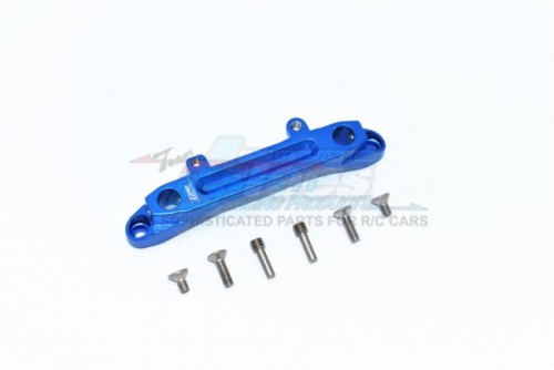 GPM Racing Axial SCX10 III Aluminium Front Chassis Brace - 7Pcs Set Blue
