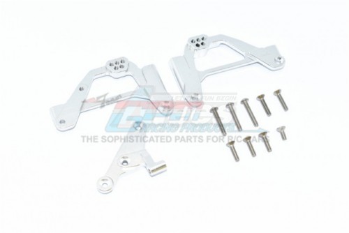 GPM Racing Axial SCX10 III Aluminium Front Shock Mount - 12Pcs Set Silver