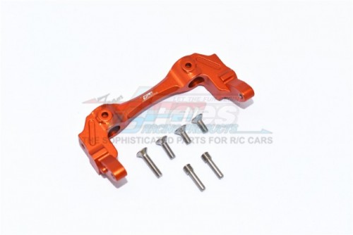 GPM Racing Axial SCX10 III Aluminium Front Bumper Mount - 7Pcs Set Orange