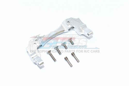 GPM Racing Axial SCX10 III Aluminium Front Bumper Mount - 7Pcs Set Silver
