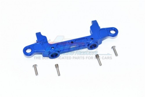 GPM Racing Axial SCX10 III Aluminium Rear Bumper Mount - 5Pcs Set Blue