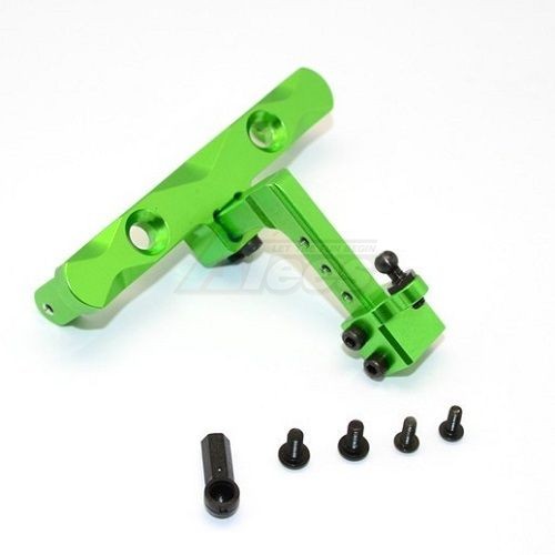 GPM Racing Axial SCX10 Aluminum Adjustable Tow Hitch - 1set Green