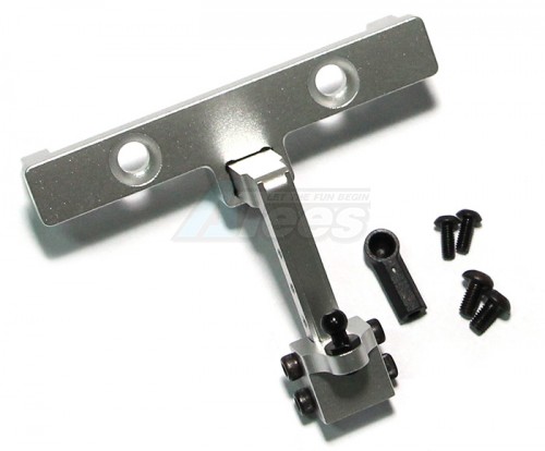 GPM Racing Axial SCX10 Aluminum Adjustable Tow Hitch - 1set Silver
