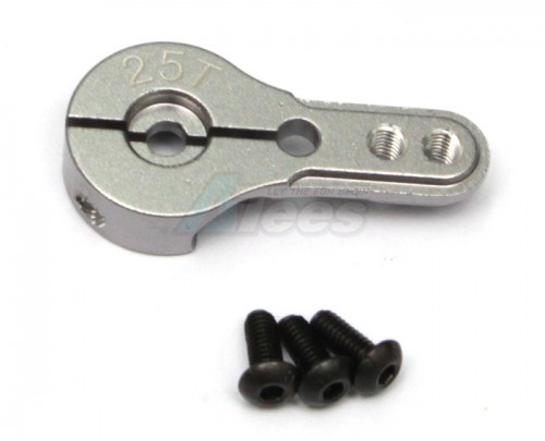 GPM Racing Miscellaneous All Aluminium Servo Horn For 25T Spline Output Shaft - 1pc Gun Metal