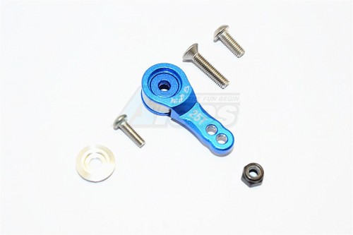 GPM Racing Miscellaneous All ALUMINIUM HI-TORQUE SERVO SAVER FOR 25T SPLINE OUTPUT SHAFT - 1PC SET Blue