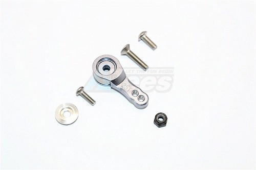 GPM Racing Miscellaneous All ALUMINIUM HI-TORQUE SERVO SAVER FOR 25T SPLINE OUTPUT SHAFT - 1PC SET Gun Metal