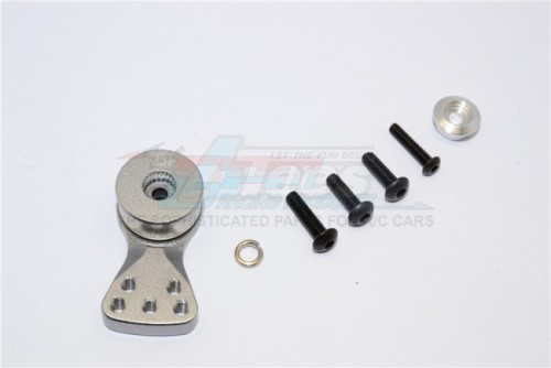 GPM Racing Miscellaneous All Aluminium Hi-Torque Servo Saver For 25T Spline Output Shaft (L) - 1Pc Gun Metal