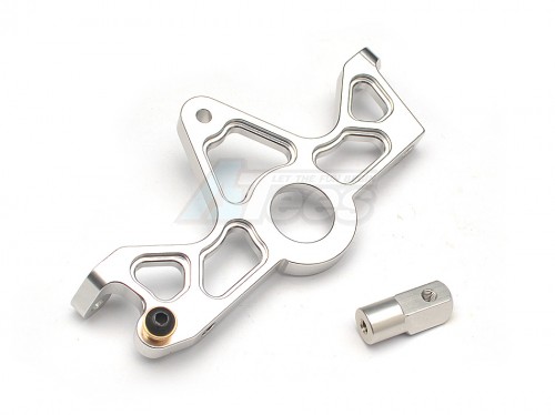GPM Racing Traxxas Slash 4X4 Aluminum Motor Mount - 3 Pc Silver