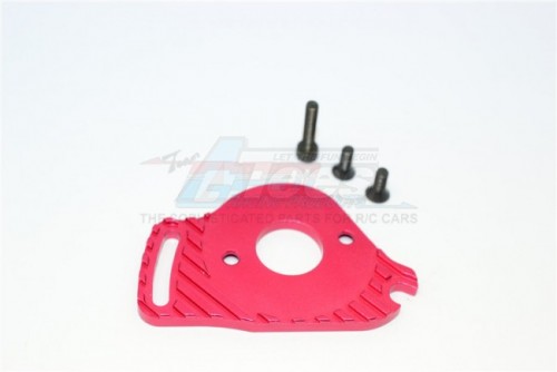 GPM Racing Traxxas Slash 4X4 Aluminium Motor Heatsink Mount - 1Pc Set (For Slash 4X4 Low-CG 68086-21 Version) Red