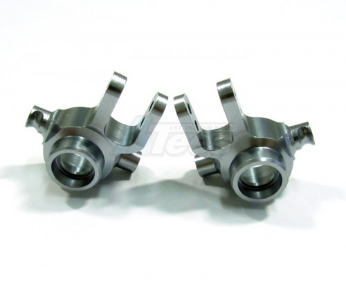GPM Racing Traxxas Stampede VXL Aluminum Front Knuckle Arm 1 Pair Set Gun Metal