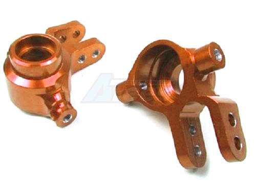 GPM Racing Traxxas Slash 4X4 Aluminum Front Knuckle Arm - 1pr Set Orange