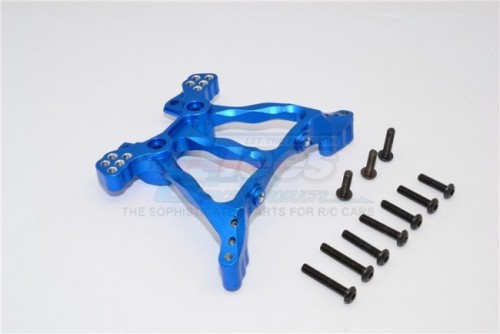 GPM Racing Traxxas Slash 4X4 Aluminum Rear Shock Tower - 1Pc Blue