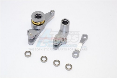 GPM Racing Traxxas Slash 4X4 Aluminum Steering Assembly - 1Set Gun Metal