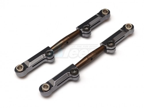 GPM Racing Traxxas Slash Aluminum Front Adjustable Upper Arm - 1Pair Gun Metal