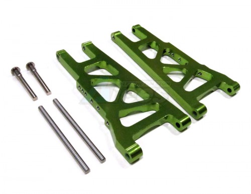 GPM Racing Traxxas Slash 4X4 Aluminum Front / Rear Lower Arm - 1 Pair Set Green