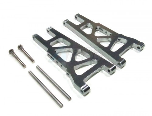 GPM Racing Traxxas Slash Aluminum Front / Rear Lower Arm - 1 Pair Set Gun Metal