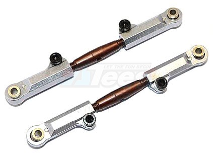 GPM Racing Traxxas Stampede VXL Aluminum Rear Adjustable Upper Arm - 1pr Gun Metal