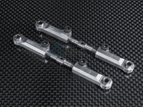 GPM Racing Traxxas Slash Aluminum Rear Adjustable Upper Arm - 1pr Set Silver
