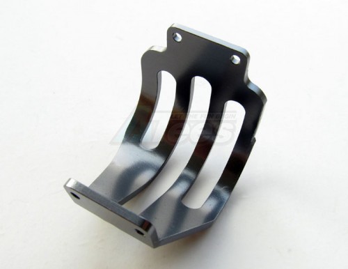 GPM Racing Team Losi Mini-T Aluminum Rear Motor Guard Protector - 1pc Gun Metal