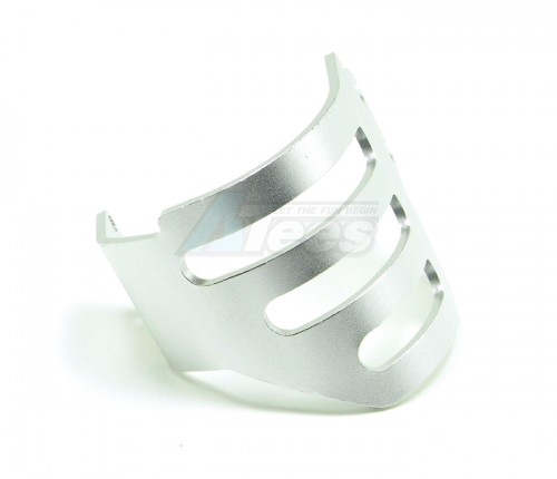 GPM Racing Team Losi Mini-Baja Aluminum Rear Motor Guard Protector - 1PC Silver