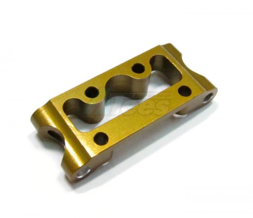 GPM Racing Team Losi Mini-Baja Aluminum Front Lower Pivot Block Set - 1pc Golden Black