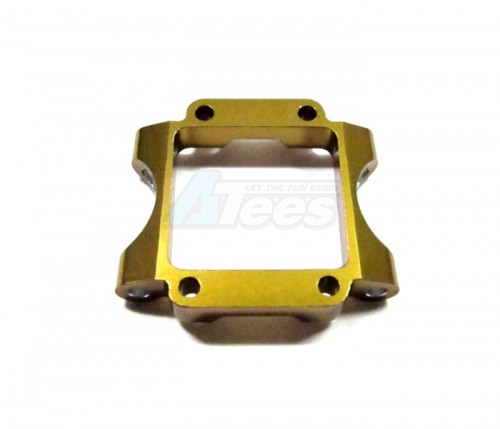 GPM Racing Team Losi Mini-Baja Aluminum Rear Lower Pivot Block Set - 1pc Golden Black