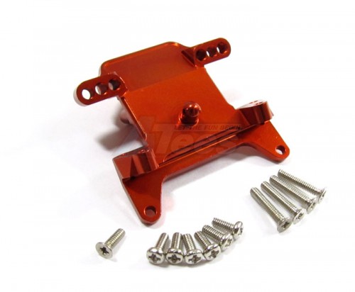 GPM Racing Team Losi Mini-Baja Aluminum Front Upper Cap For Steering - 1pc Set Orange
