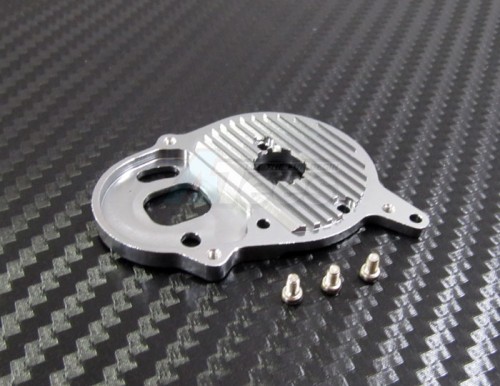 GPM Racing Team Losi Mini-Baja Aluminum Motor Heatsink Plate For 300 Class Motor Gun Metal