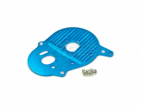 GPM Racing Team Losi Mini Desert Buggy Aluminum Motor Heat Sink Plate Blue