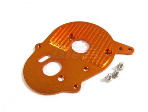 GPM Racing Team Losi Mini Rock Crawler Aluminum Motor Heat Sink Plate Orange